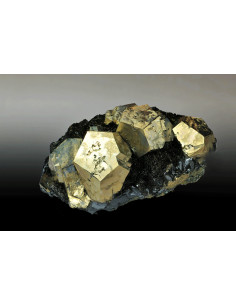 PYRITE ON HEMATITE