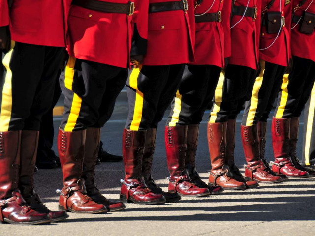 WHITEHORSE -RED COATS  - CANADA DAY