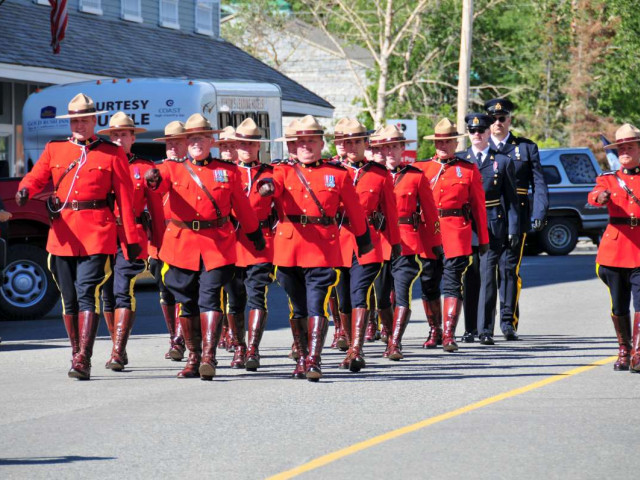 WHITEHORSE -RED COATS  - CANADA DAY